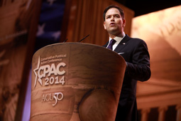 Marco Rubio speaking at CPAC 2014 in Washington, DC by Gage Skidmore.