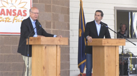 Debate between Kansas Republican Pat Roberts and his challenger Independent Greg Orman